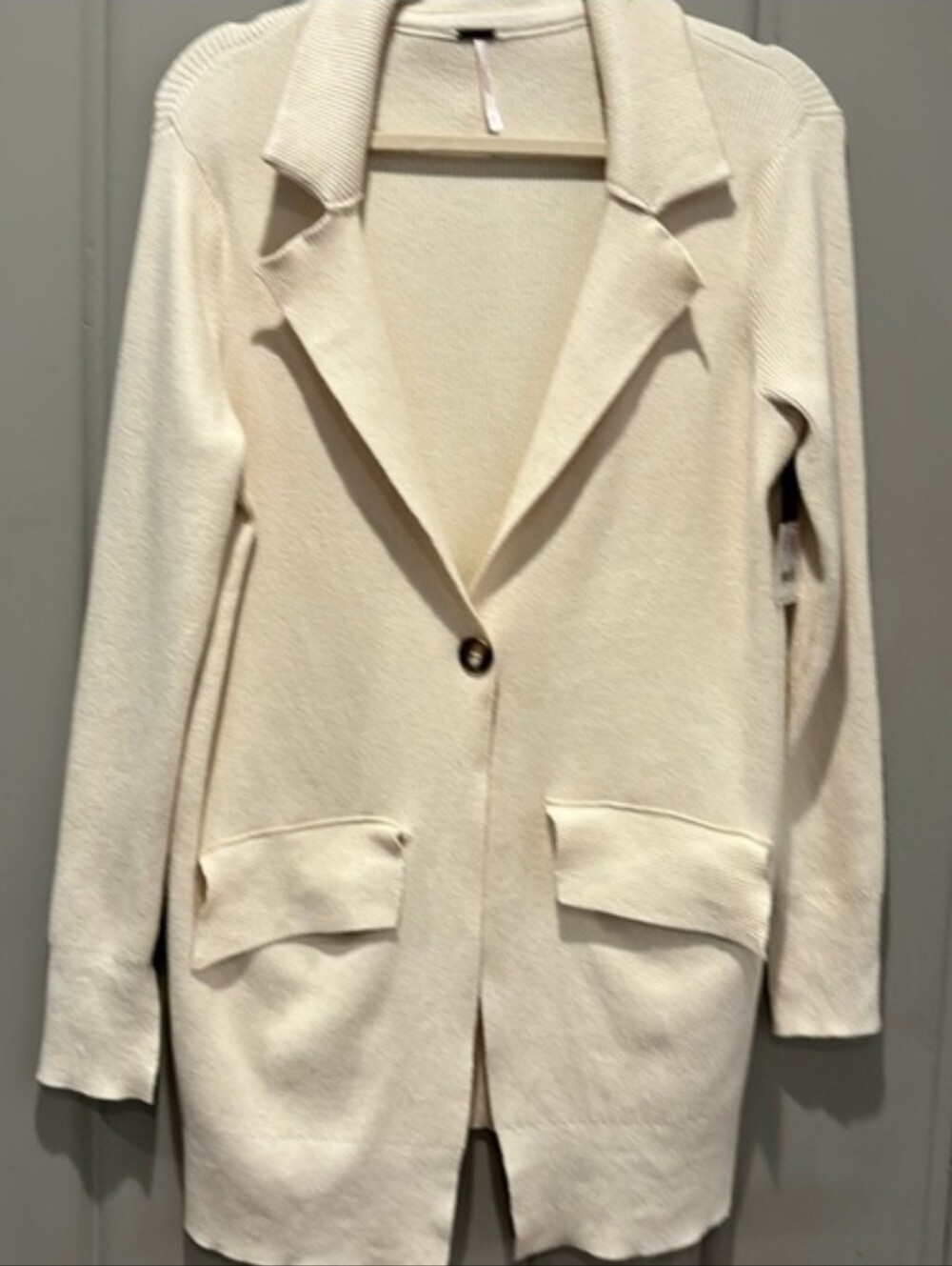 Free People Blazer Ivory Size S